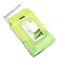 K Beauty Makeup Cleansing Tissue Aloe (60 Wipes) 200 ml